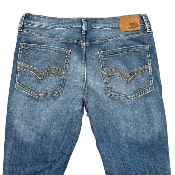 Moon Shine Spirit Brad Paisley Bootcut Jeans Men's Size 36 Short Hemmed - Picture 7 of 8